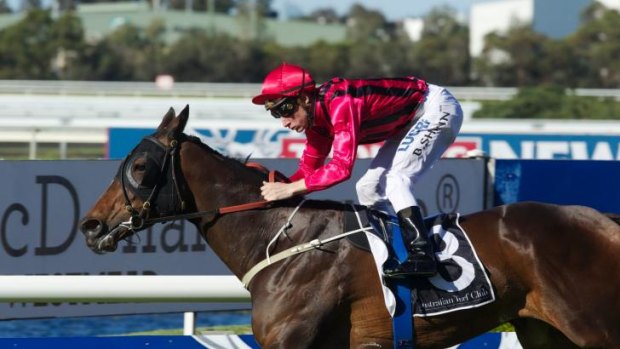 Winning form: Romantic Moon runs in the Winter Stakes at Rosehill on Saturday.