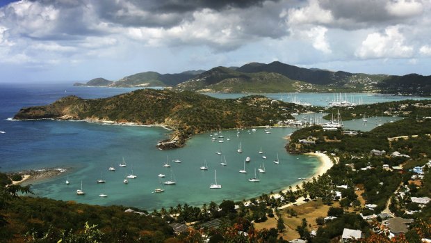 The picturesque English Harbour in Antigua is home to Nelson's Dockyard heritage site. 