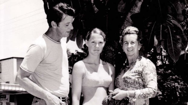Bikini pioneer Paula Stafford (far right).