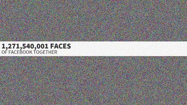 The Faces of Facebook: More than 1.2 billion profile pictures.