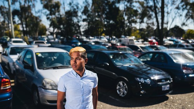 President of the University of Canberra Student Assosciation Nawaf Ibrahim has raised concerns about parking at the campus. 