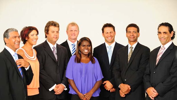 The Marngrook Footy Show panelists and presenters.