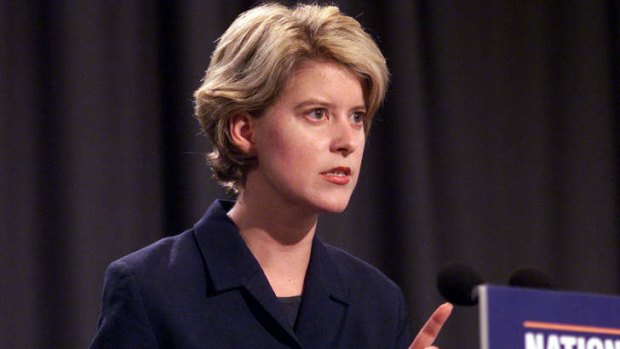 Democrat leader Natasha Stott-Despoja turned down treasurer Peter Costello's budget plans in 2002.