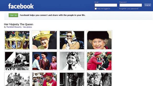 Family favourites ... albums on the Queen's Facebook page.
