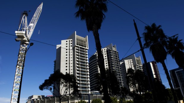 Oversupply is threatening apartment prices and rents in areas like Docklands in Melbourne.