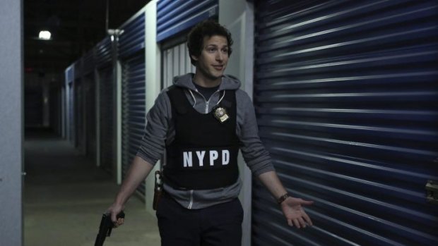 Jokes thick and fast: Andy Samberg stars as Detective Jake Peralta in <i>Brooklyn Nine-Nine</i>.