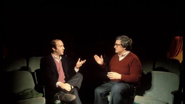 Gene Siskel and Roger Ebert in <i>Life Itself.</i>