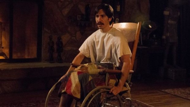 Justin Long as Wallace Bryton, a man on his way to becoming a walrus, in  <i>Tusk</i>.