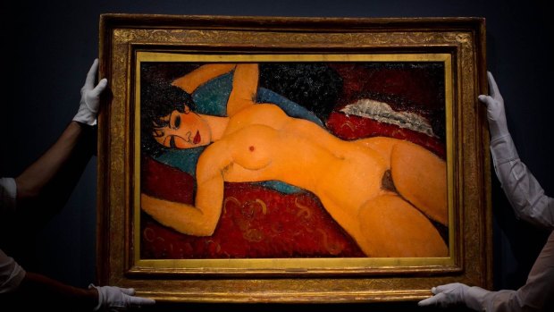 Shanghai billionaire Liu Yiqian paid $US170.4 million for a 1918 Modigliani portrait of a reclining nude at a 2015 New York auction, using his credit card.