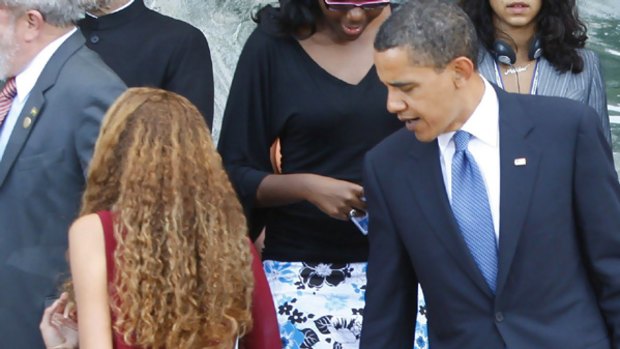 Mayora Tavares catches the eye of Barack Obama.