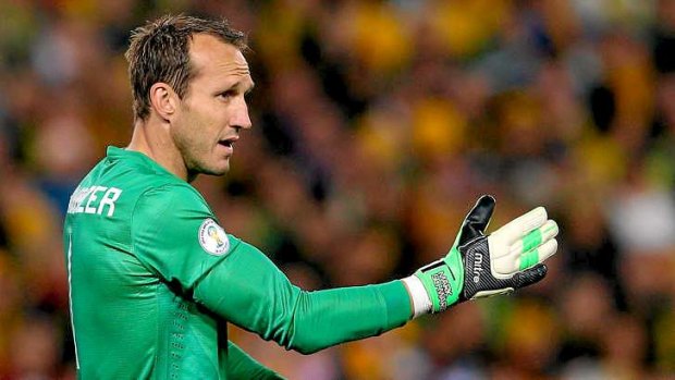 In the Blue corner: Socceroos goalkeeper Mark Schwarzer has signed a one-year deal with EPL heavyweights Chelsea from neighbours Fulham.
