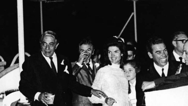 Just married: Aristotle Onassis and Jackie Kennedy.
