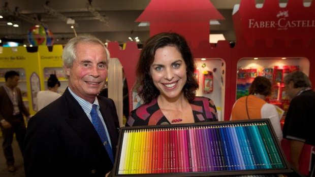 Count Andy Faber-Castell with his daughter Natalie Faber-Castell.