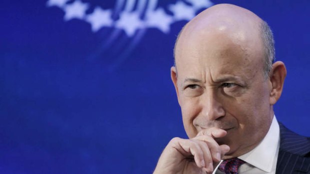 Management is 'not happy' ... Lloyd Blankfein, chief executive of Goldman Sachs.