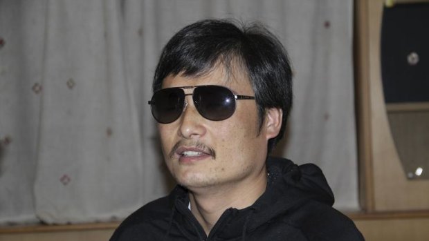 Blind legal activist Chen Guangcheng.