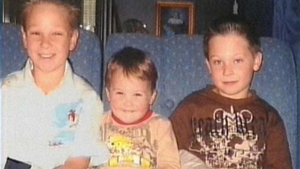 Brothers Jai, 9, Bailey, 2, and Tyler Farquharson, 7, who lost their lives when the car they were travelling in crashed into a dam. The car was driven by their father.