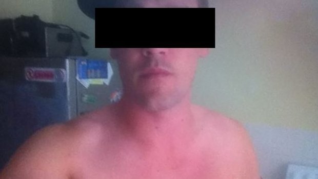 The 26-year-old victim staggered to a Caboolture service station with a wound to his abdomen.