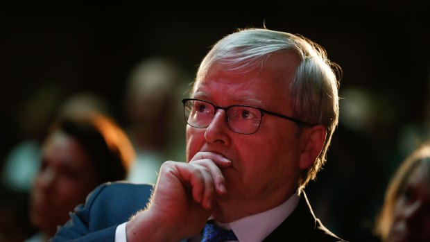 Former prime minister Kevin Rudd was ousted by his own party as leader. The AICD says four-year fixed terms would stop that.