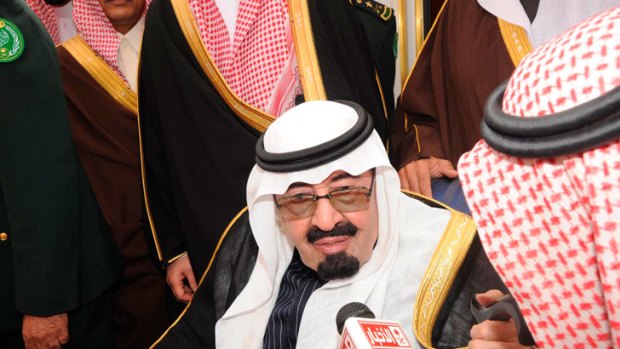 After months of silence, Saudi Arabia's King Abdullah has denounced Syria's suppression of protests as "unacceptable".