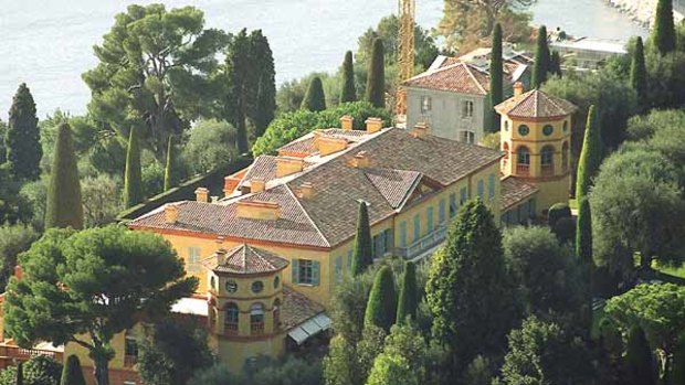 La Leopolda: The sumptuous villa on the Cote d'Azur is set on eight hectares at Villefranche-sur-Mer, near Nice.