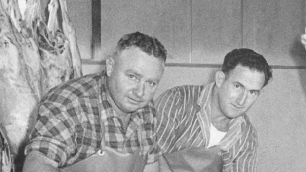 Max Teys and Hugh Ketter of Teys Australia, pictured in 1956.