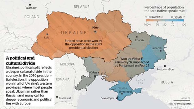 Ukraine's political breakdown.