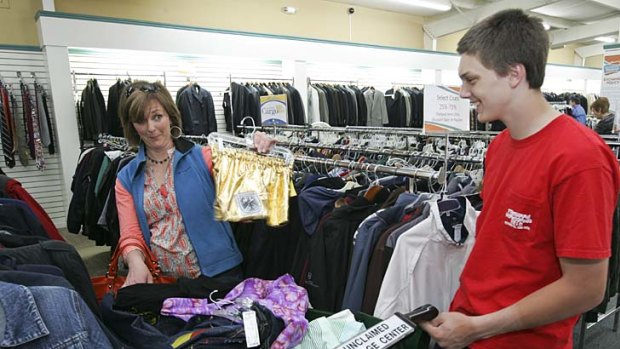 The store is filled with all the items that never made it home from holiday. Shoes, samurai swords, iPods, even lingerie, are available for 20 to 80 per cent off.