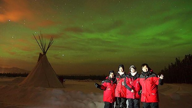 Shimmering skies... witnessing the northern lights in Canada?s Yukon territory.
