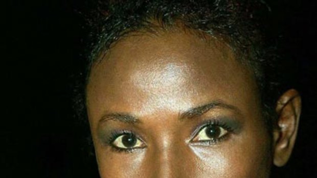 Model Waris Dirie watched the film of her life alone in a rented cinema.