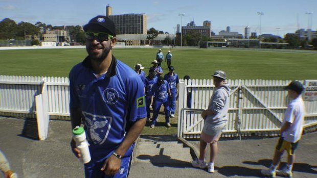 Turn for the better: Leg-spinner Fawad Ahmed rose from the club ranks of Melbourne University and Hoppers Crossing to representing Victoria and Australia.