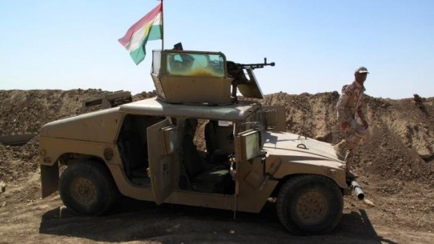Peshmerga forces three kilometres from ISIL forces.