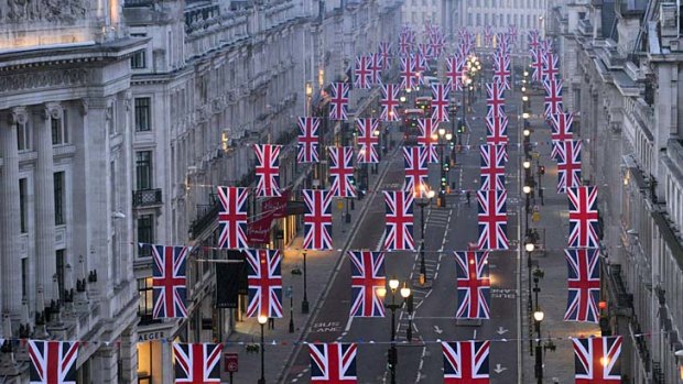 Central London has been declared an anarchy-free zone in the lead up to the royal wedding, with police keeping and eye on trouble makers.