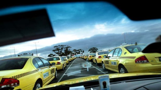 Under scrutiny: Victoria's cabbies undergo weekly criminal record checks.