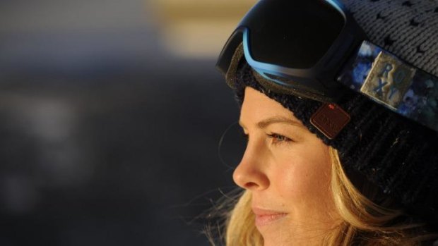 Torah Bright says she snowboards to the beat of her heart.