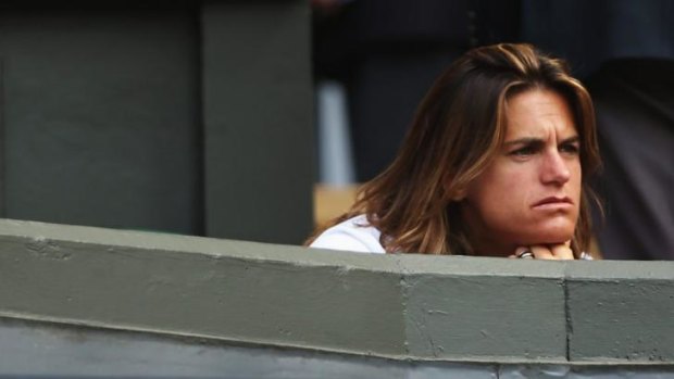 Tricky situation: New coach Amelie Mauresmo has been a diplomatic presence in Andy Murray's camp.