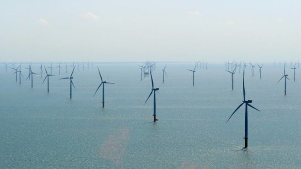 Stanford engineering professor Mark Z. Jacobson believes a 100,000 turbine off-shore wind farm would have tamed Hurricane Katrina, and powered cities.