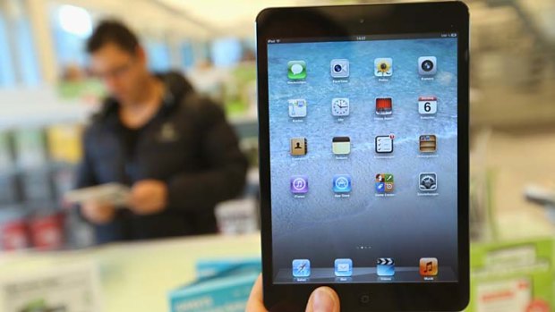 Version 2 in the works already? ... the iPad mini was released to consumers last week.