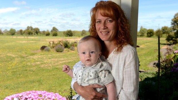 Success: Susanne Hodgson with son Alex, who was conceived after 10 rounds of IVF treatment. She is trying for another child.