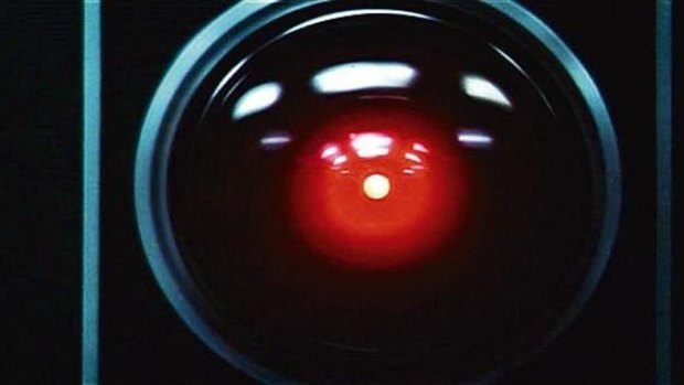 HAL 9000 - a computer that possessed artificial intelligence in the movie <i>2001: A Space Odyssey</i>.