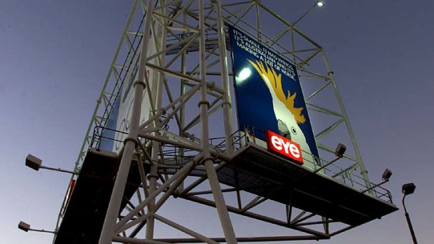 Sign of the times &#8230; the television network has agreed to sell its outdoor advertising arm.