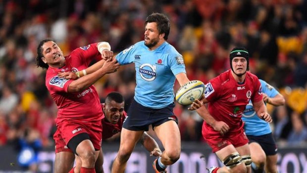 On fire: The Waratahs and Adam Ashley-Cooper are shooting for a place in the Super Rugby final.
