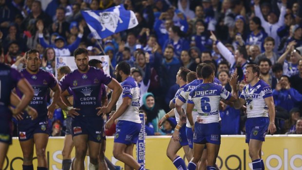 More questions than answers: the Bulldogs drew nearly 17,000 to their spiritual home on Monday, but that was 5000 below their average crowd for 2015.