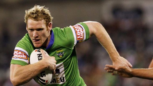 Back in the days ... Joel Monaghan was one of the Raiders' biggest attacking weapons on the field.