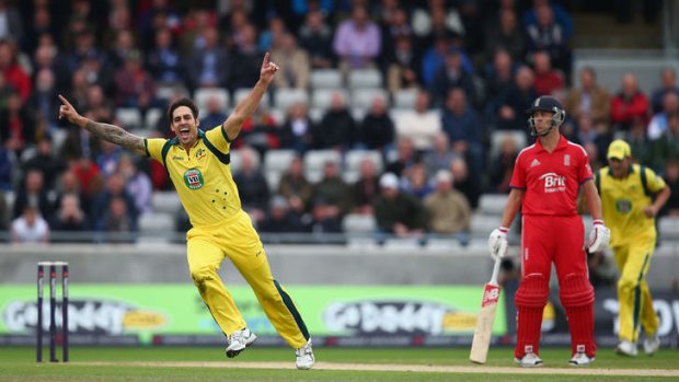 Bad weather that washed out the third one-day game against England did not dampen Mitchell Johnson's push for an Ashes recall.