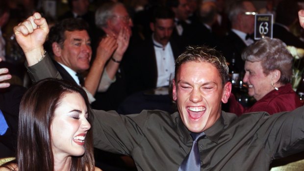 The moment when Shane Woewodin won the Brownlow Medal.