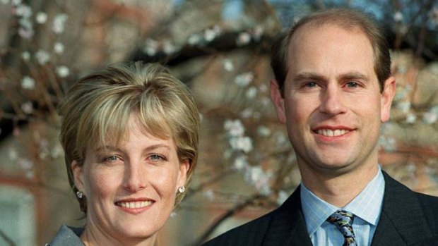 In hot water ... the Countess and Prince Edward.