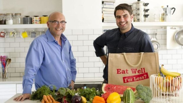 Gregg Wallace (left) and Chris Bavin show you how to eat well, but pay less.