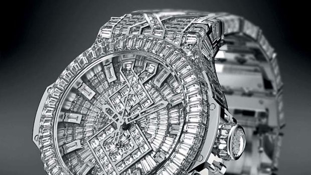 Hublot's $US5 million watch on show for the first time at the BaselWorld watch fair.