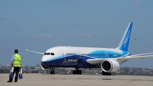 A head-turner, but no silver bullet &#8230; the Boeing 787 Dreamliner touches down in Sydney on Tuesday.