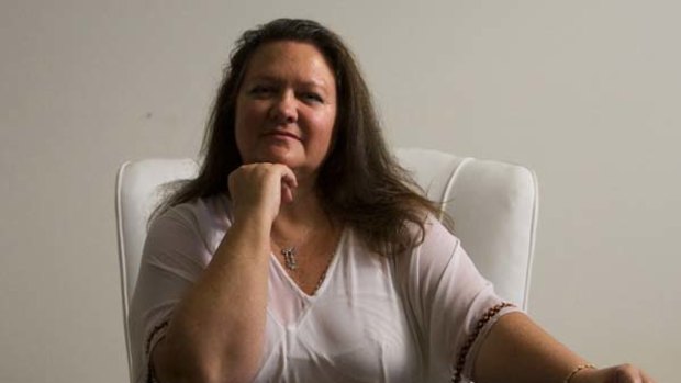 Daddy's little girl ... Gina Rinehart, Australia's second-richest person.